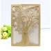 Greeting Card Teachers' Day Birthday Card Dark Green Laser Invitations
